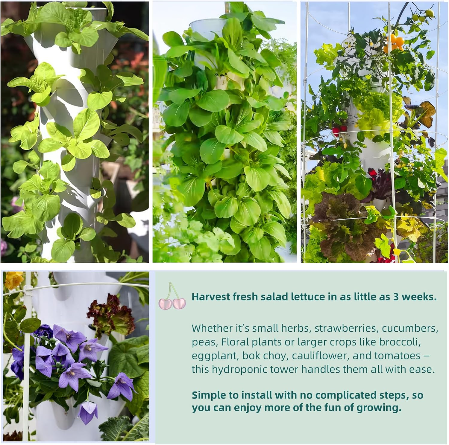 Verdarafarming 40-Pod Hydroponic Grow Tower Auto Timer - Image 5