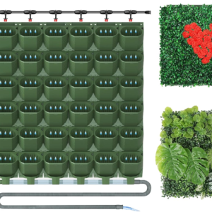 Verdarafarming Vertical Wall Planter – 36 Pockets self watering