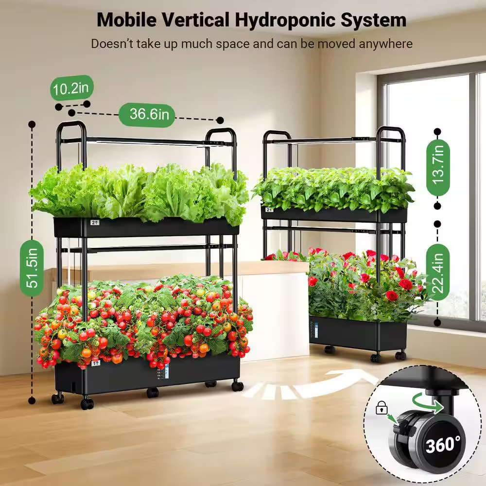 VerdaraFarm Smart Hydroponic Kit – 60 Pods, 32L - Image 6
