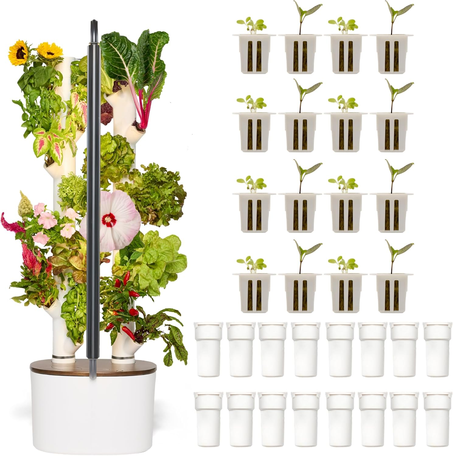 Verdarafarming 16-Plant Hydroponic Grow Tower