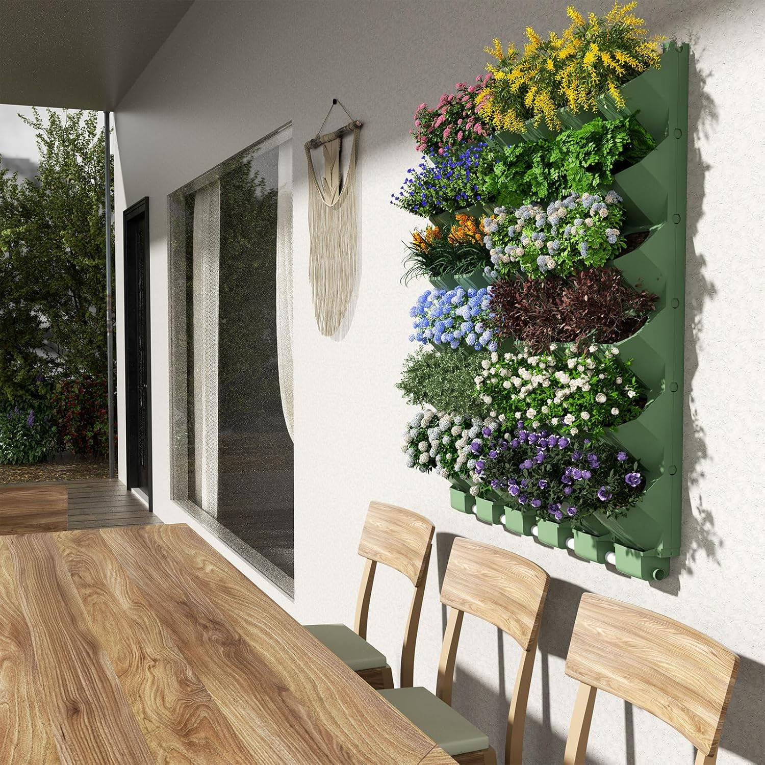 Verdarafarming Vertical Wall Planter – 36 Pockets self watering - Image 2