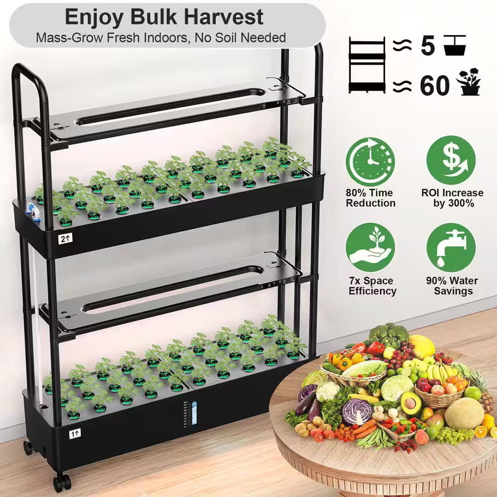 VerdaraFarm Smart Hydroponic Kit – 60 Pods, 32L - Image 2