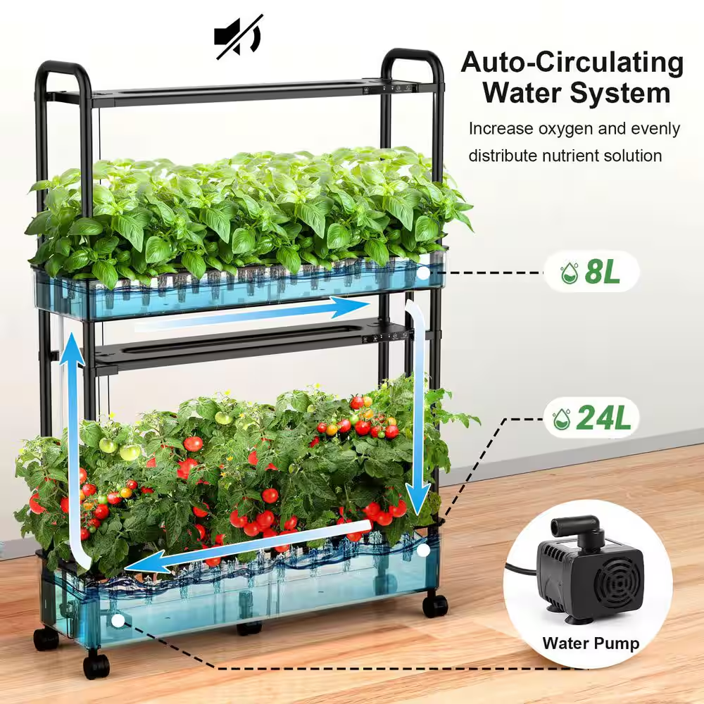 VerdaraFarm Smart Hydroponic Kit – 60 Pods, 32L - Image 3
