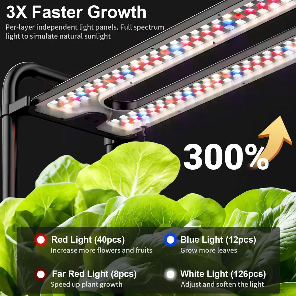 VerdaraFarm Smart Hydroponic Kit – 60 Pods, 32L - Image 4