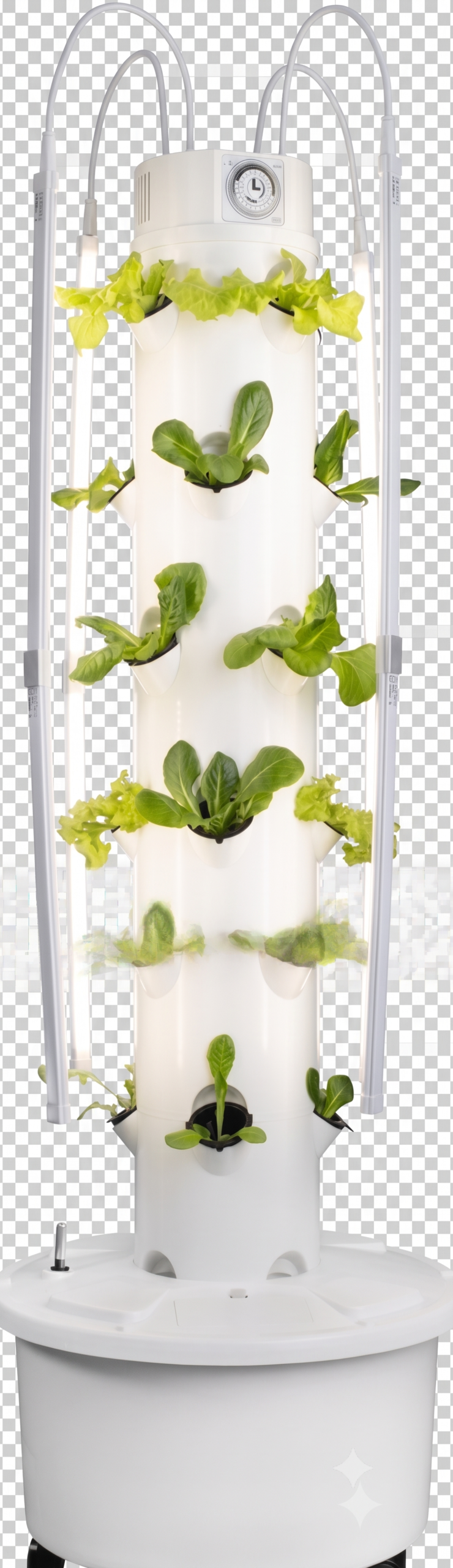 VerdaraFarm GX Tower – 24 Net Pots with LED