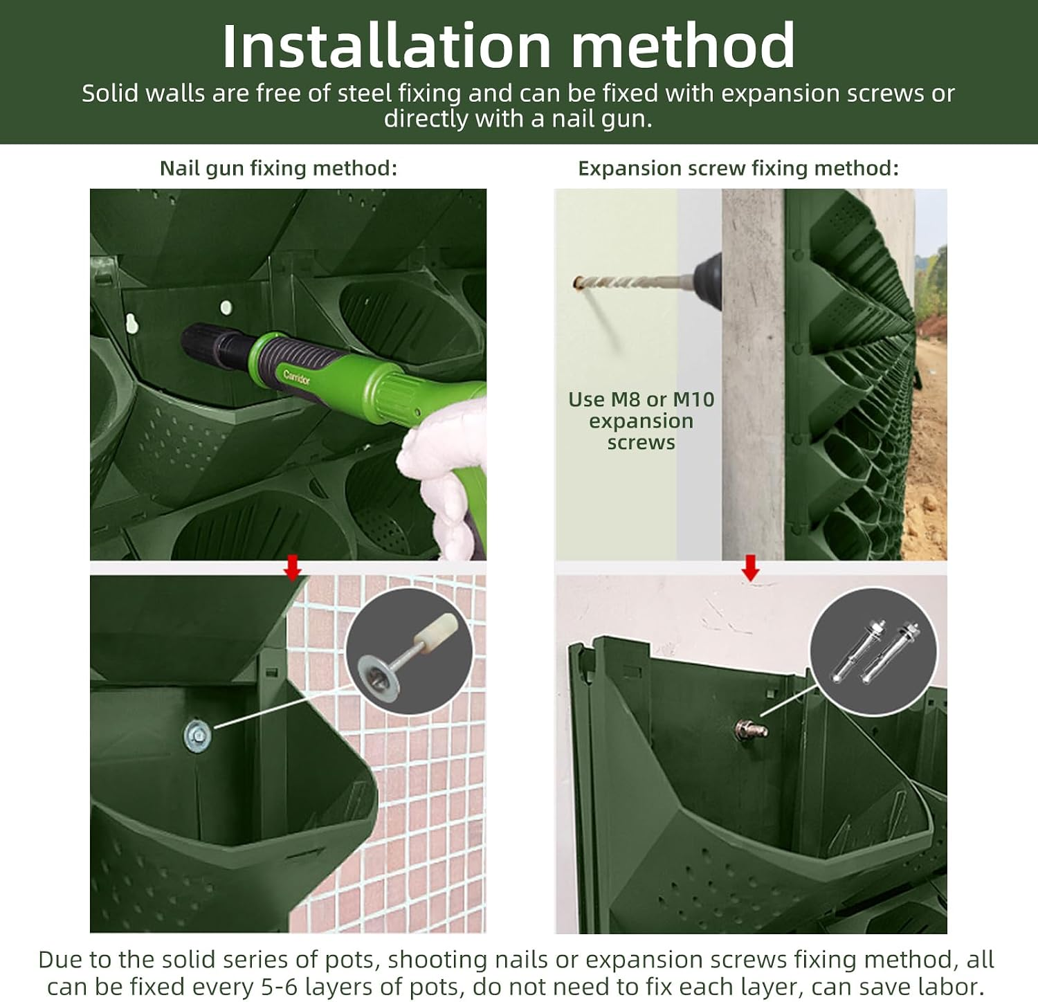 Verdarafarming Vertical Wall Planter – 36 Pockets self watering - Image 8